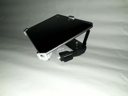 soutien tablette dji étincelle Véhicules 3d print model - Mito3D