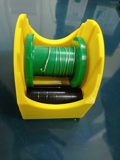support tin coil roll welding 3d print model - Mito3D