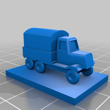 support truck panzerkampf 1300 5mm ww2 toy 3d print model - Mito3D