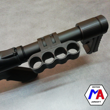 support tube cartridge holder m4 shotgun gholden eagle airsoft golen universal picatinny 3d print model - Mito3D