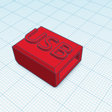 destek usb gadget 3d print model - Mito3D