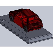 support voiture collection art car 3d print model - Mito3D