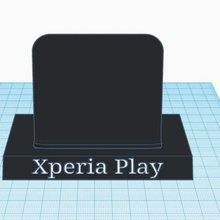 soutien xperia jouer Jeu Sony samsung iphone xiaomi téléphone intelligent 3d print model - Mito3D