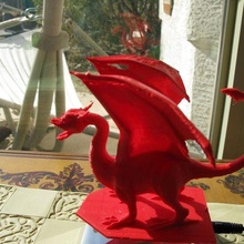 supported dragon art creatures 3d print model - Mito3D