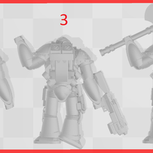supportless dead space soldiers 28m bodies scifi tabletop wargame games 3d print model - Mito3D