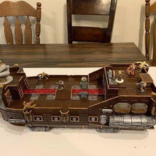 supportless dwarf airship game games wargame tabletop rpg dungeons dragons dnd 3d print model - Mito3D