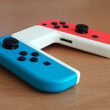 supportless joycon grip led di windows gadget video giochi interruttore nessun supporto nintendo 3d print model - Mito3D