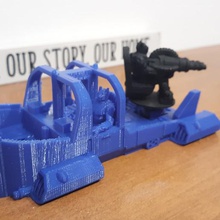 supportless laser cat benchy game games water wargame tug space ship navy kitty kitten boat bency 28mm 3d print model - Mito3D