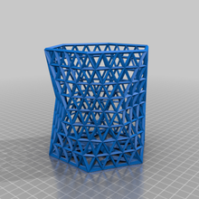 support filaire vase tasse titulaire soutien chaîne cordage Ménage 3d print model - Mito3D