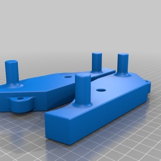 supporto 2 posizioni lettino mare tool parts spare 3D print model - Mito3D