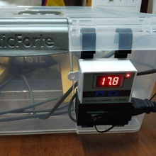 desteği termostato cella di lievitazione ev yiyecek içecek termostat destek prestijli markalarından scatola contenitore conteiner lievitayione kutusu 3d print model - Mito3D