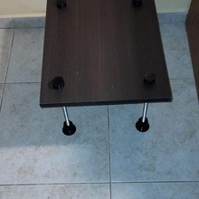 supports furniture assemblies wood glass shelves adjustable feet scratch resistant 3d print model - Mito3D