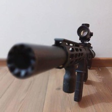 suppressor krytac alpha crb lange version verschiedene supressor airsoft cbr Stille 3d print model - Mito3D