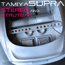 supra mk4 stereo strutbar tamiya 1 24 modelkit hotwheels aoshima revell blackbox tomica diecast custom maisto jada majorette rcdrift rc 3d print model - Mito3D