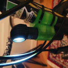 suprabeam m6xr lightbeam bike mount various filaflex led light sport outdoors 3d print model - Mito3D