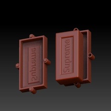 supreme clay brick mold red bape fw16 3d print model - Mito3D