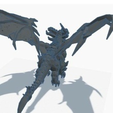 höchste Drachen Kunst Spiele 3d print model - Mito3D