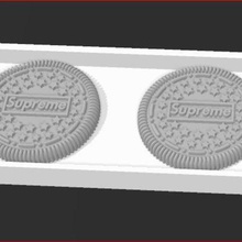 supreme oreo mold tool biscuit 3d print model - Mito3D