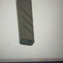 supresor silenziatore glock aire suave m11 1 m12 artilugio 3d print model - Mito3D