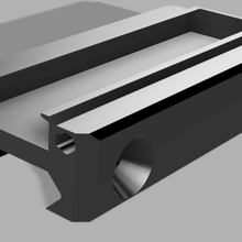 seguro presión almohadilla montar airsoft réplicas m4 Linterna cable 3d print model - Mito3D