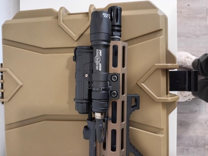 infalível batedor tocha rifle suporte mlok lanterna 3d print model - Mito3D
