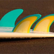 surf fins barrel tool 3d print model - Mito3D