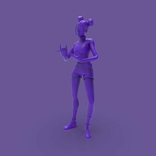surf witch - fortnite skin surfing 3d print model - Mito3D