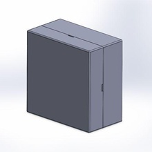 surface-mounted electrical junction box bypass electric projection 3d stl 3d print model - Mito3D
