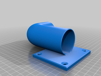 superficie montare polvere porta 1 7 8 bagnato asciutto vuoto tubo flessibile 3d print model - Mito3D