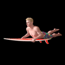 surfer boy 2 3d print model - Mito3D