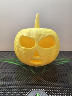surprised face pumpkin cute halloween surprise ghost scarry candy trick treat falldecor jackolantern bowl halloweendecor 3d print model - Mito3D
