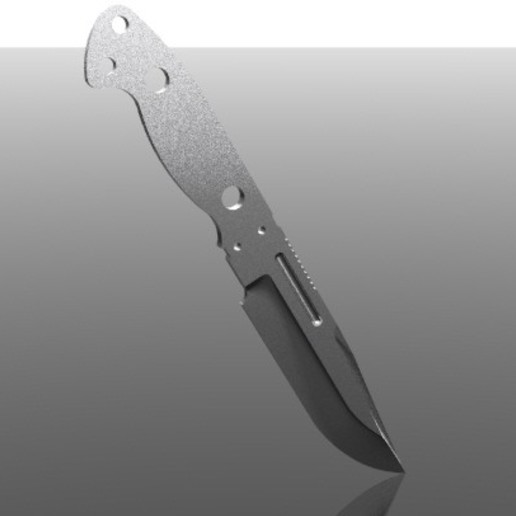 survival knife gadget 3D print model - Mito3D