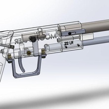 sobrevivência rifle ivantetroll light weight luz arma fogo 3d print model - Mito3D