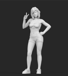 susie humano figura diorama personas persona miniatura 3d print model - Mito3D
