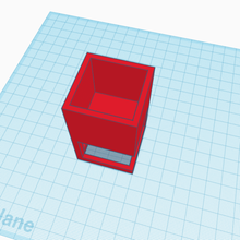 suspended box planter 3d print model - Mito3D