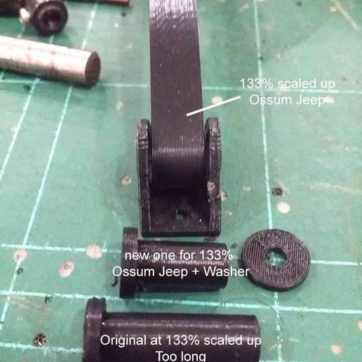 süspansiyon pimi 133 ossum jeep oyun r c araçlar ossumjeep 3D print model - Mito3D