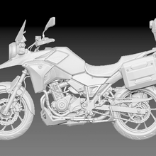 susuki v de la tormenta 250 juego vstorm moto motocicleta bicicleta modelo 3d print model - Mito3D