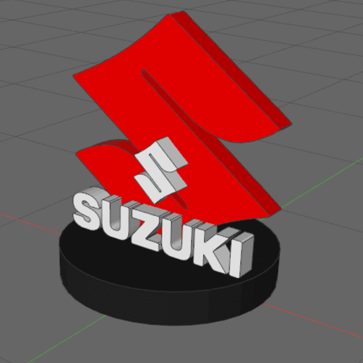 suzuki art motorcycle 3D print model - Mito3D