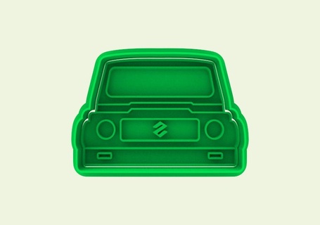 Suzuki Auto Cutter Dichtung Zuhause Haus Wagen Fondant Plätzchen stl Karriere Geschwindigkeit 3d print model - Mito3D
