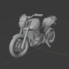 suzuki gsr 600 2006 - vereinfacht Spiel moto Motorrad 3d print model - Mito3D