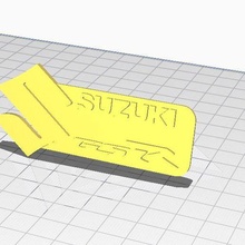 Suzuki gsr art moto 3d print model - Mito3D