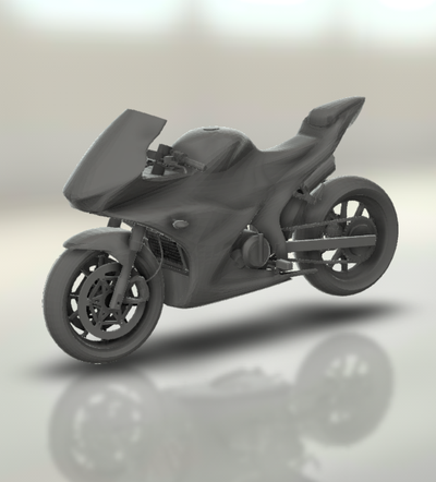 suzuki gsx 150cc 2017 moto bicyclette moteur vélo two wheeled véhicule motard sport turbo roadster hachoir 3d print model - Mito3D