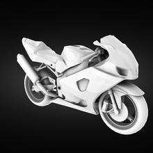 suzuki gsx motocicleta 3d print model - Mito3D
