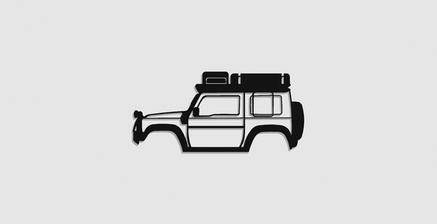 Suzuki Jimmy accordé art route camion jeep SUV 3d print model - Mito3D