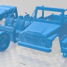 suzuki Jimny 1977 imprimible coche vehiculo juego espacio scalextric Tamiya rc miniz pasatiempo micro 3d print model - Mito3D