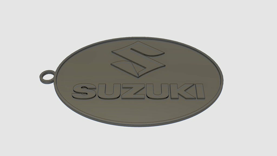 suzuki key fob signs logos 3d print model - Mito3D