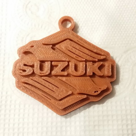 suzuki portachiavi gioielli 3D print model - Mito3D