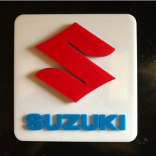 suzuki logotipo de signo varios 3d print model - Mito3D