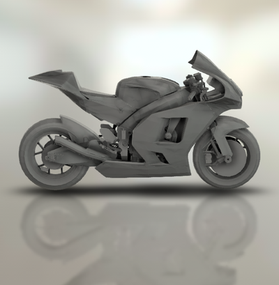 suzuki motogp moto bicyclette moteur vélo two wheeled véhicule motard sport turbo roadster hachoir 3d print model - Mito3D