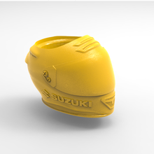 suzuki nost3d motorcycle helmet matte mate gourds racing careers 3d print model - Mito3D